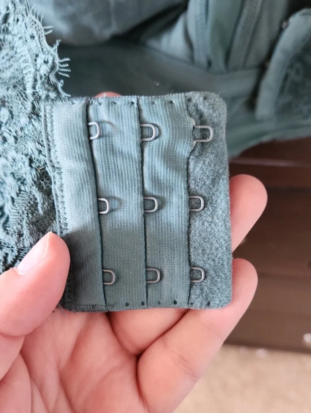 aerie Eyelash Lace Longline Bralette in Palm - Picture 11 of 12